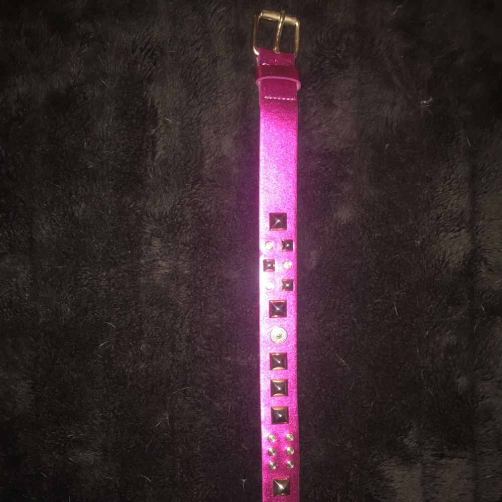 Matthew Williams For H&M pink studded belt NWOT